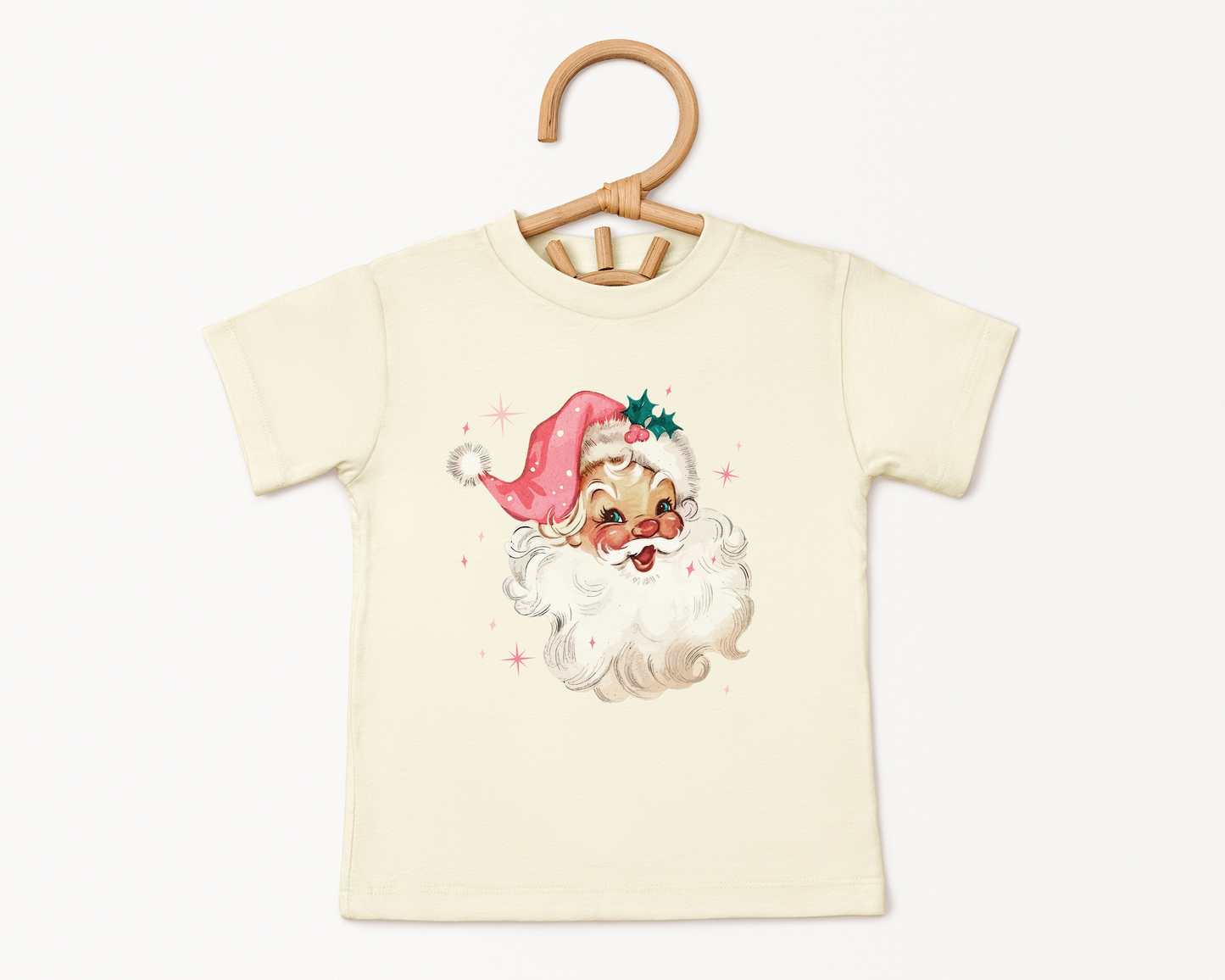 Vintage Pink Santa | Minis