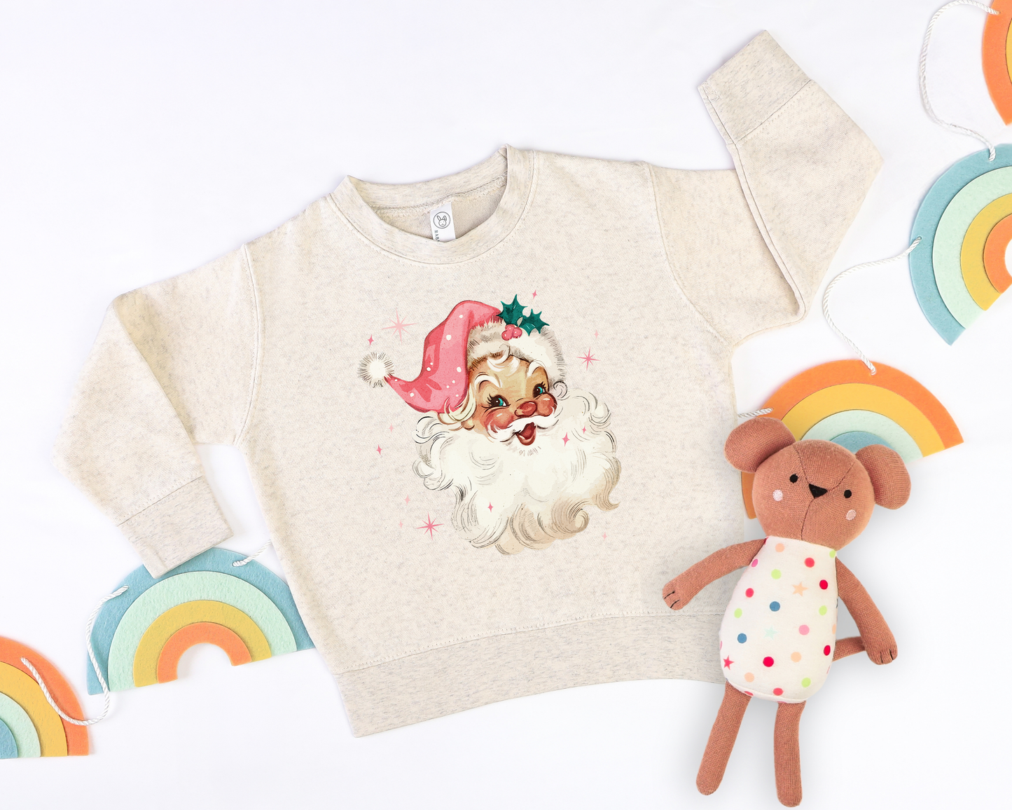 Vintage Pink Santa | Minis