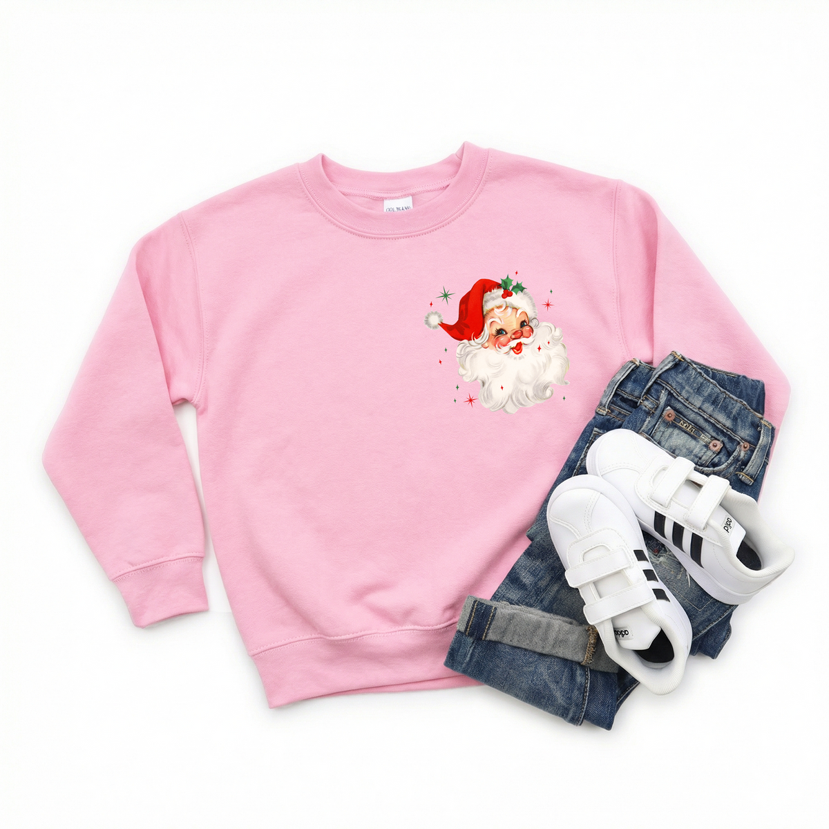 Vintage Red Santa Longsleeve | Minis