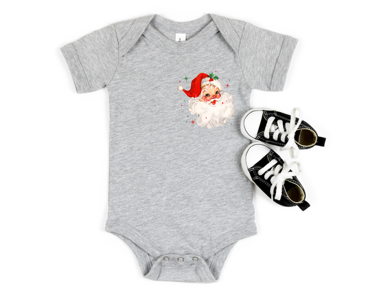 Red Vintage Santa Tee | Minis