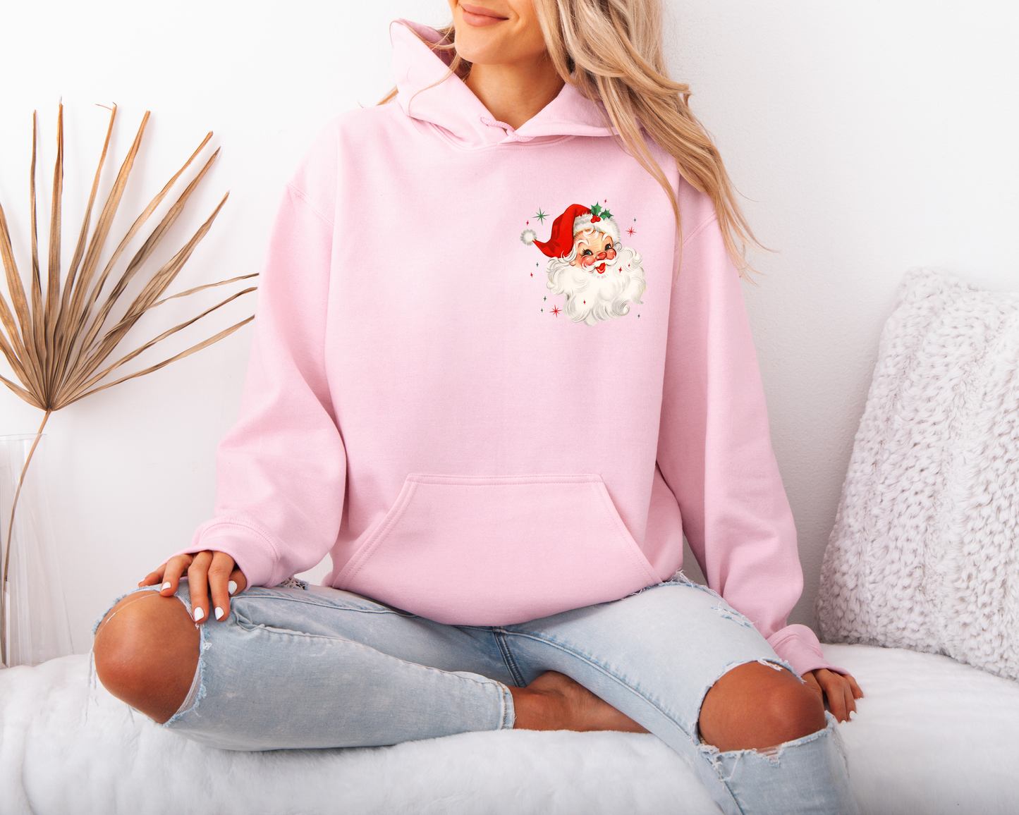 Vintage Red Santa Sweatshirts