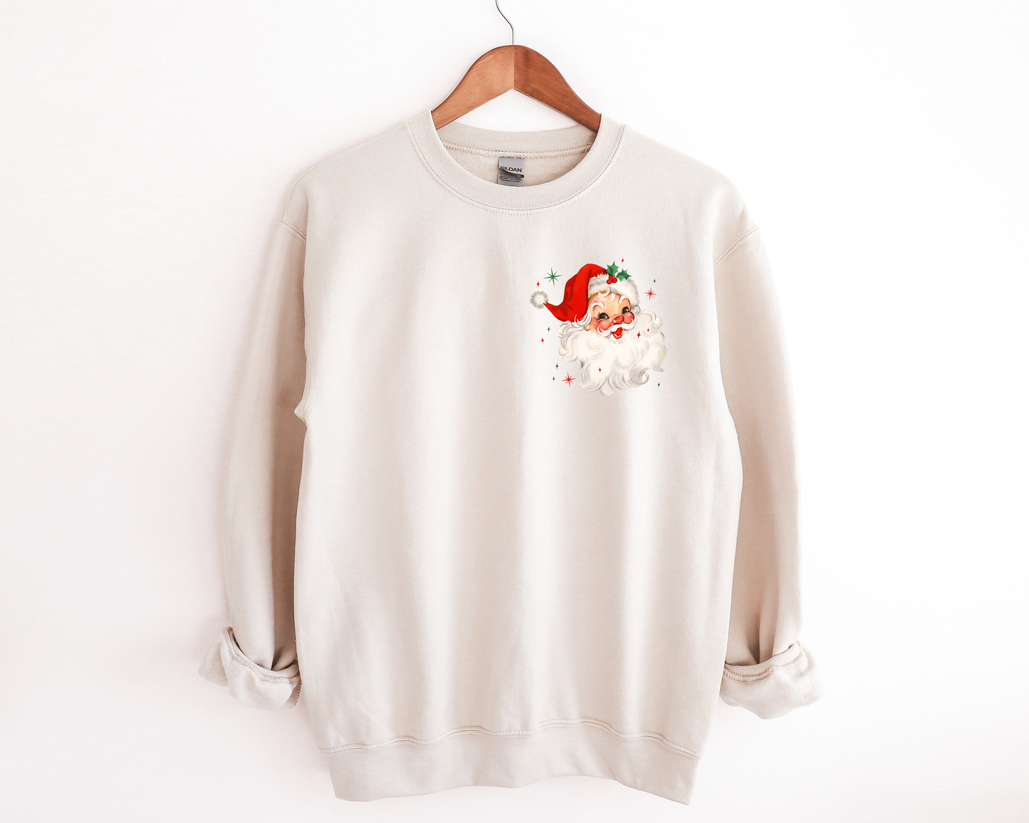 Vintage Red Santa Sweatshirts