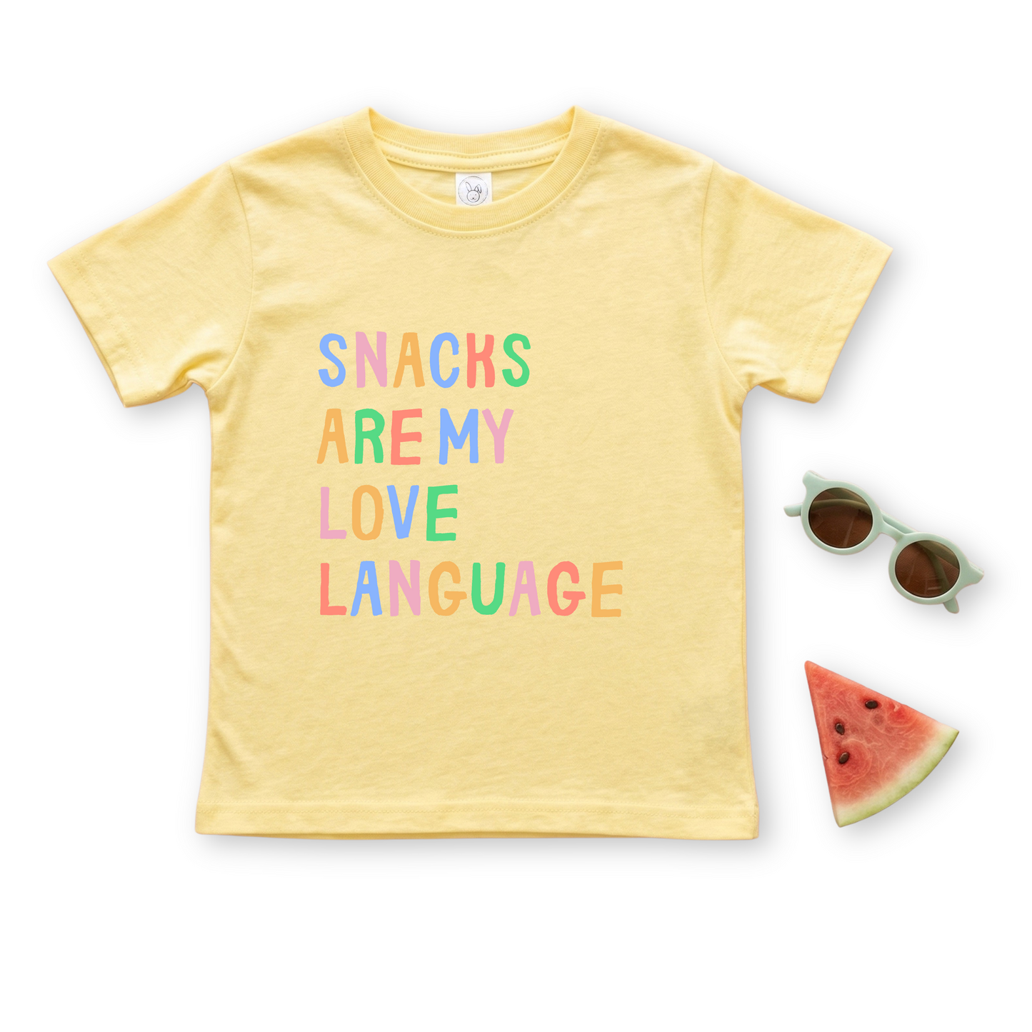 Snacks Are My Love Language Tee | Minis
