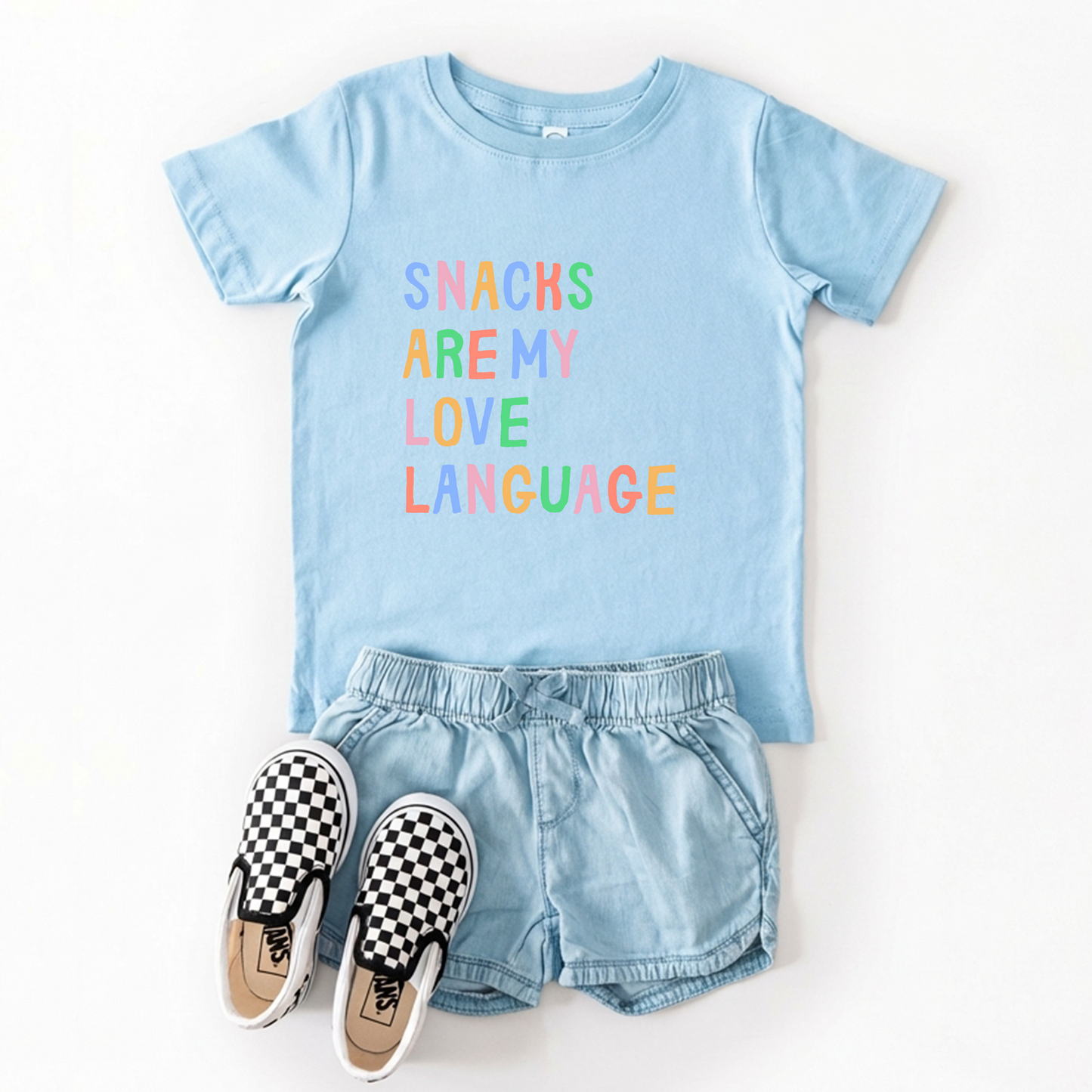 Snacks Are My Love Language Tee | Minis