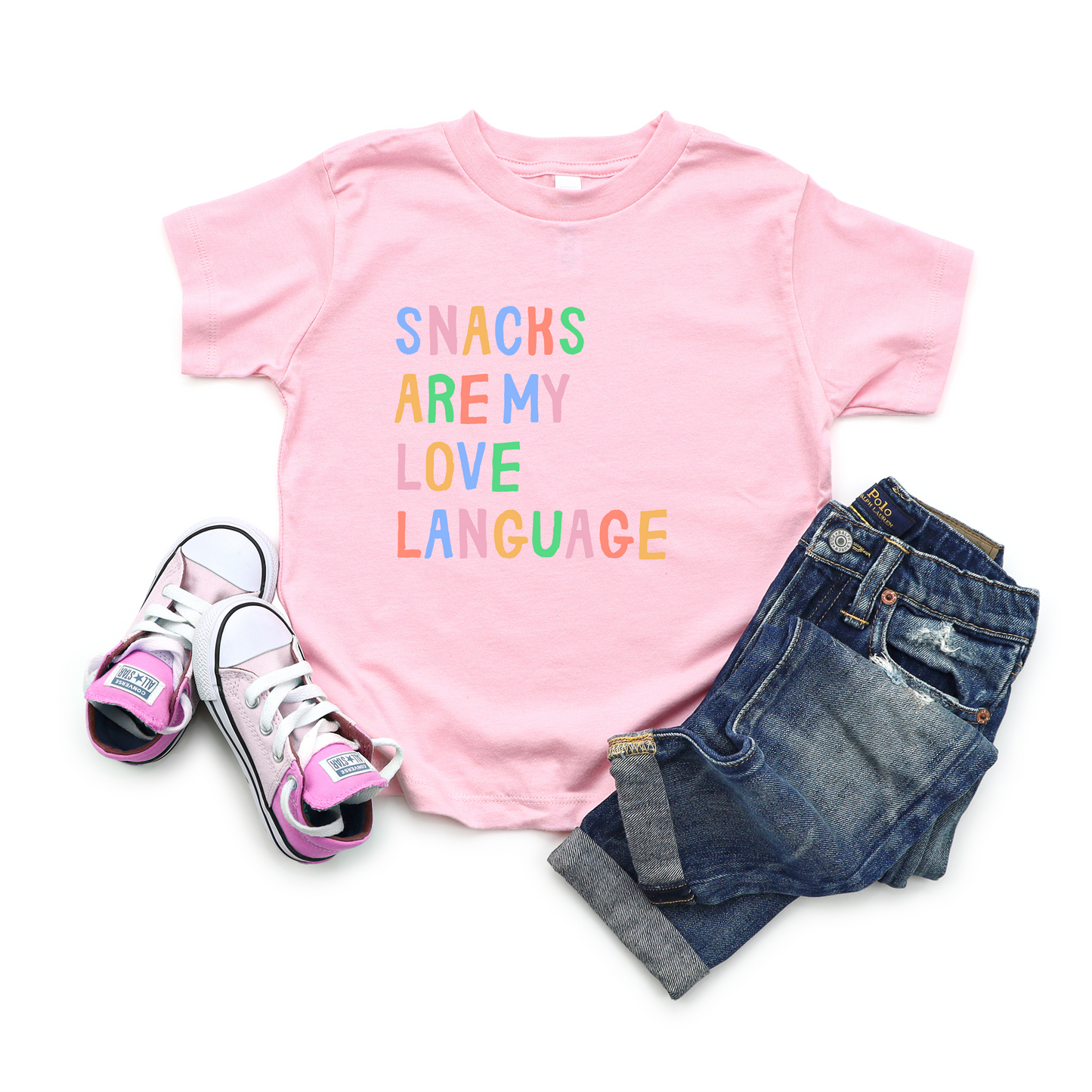 Snacks Are My Love Language Tee | Minis