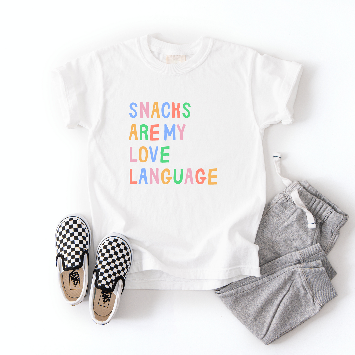 Snacks Are My Love Language Tee | Minis