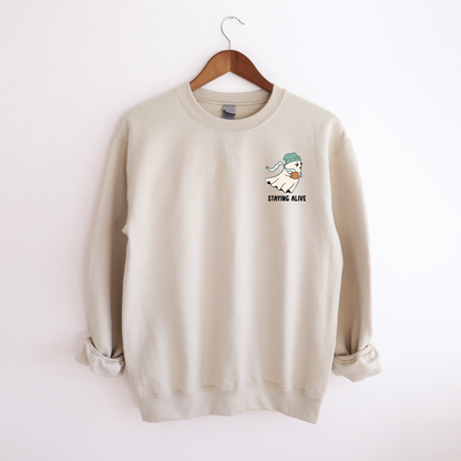 Staying Alive Ghost Sweatshirt