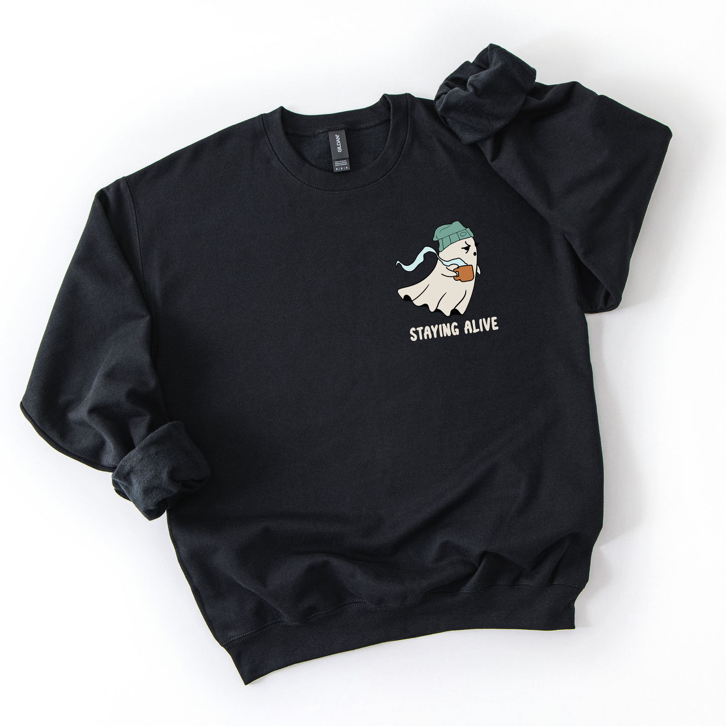 Staying Alive Ghost Sweatshirt