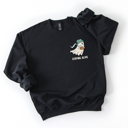 Staying Alive Ghost Sweatshirt