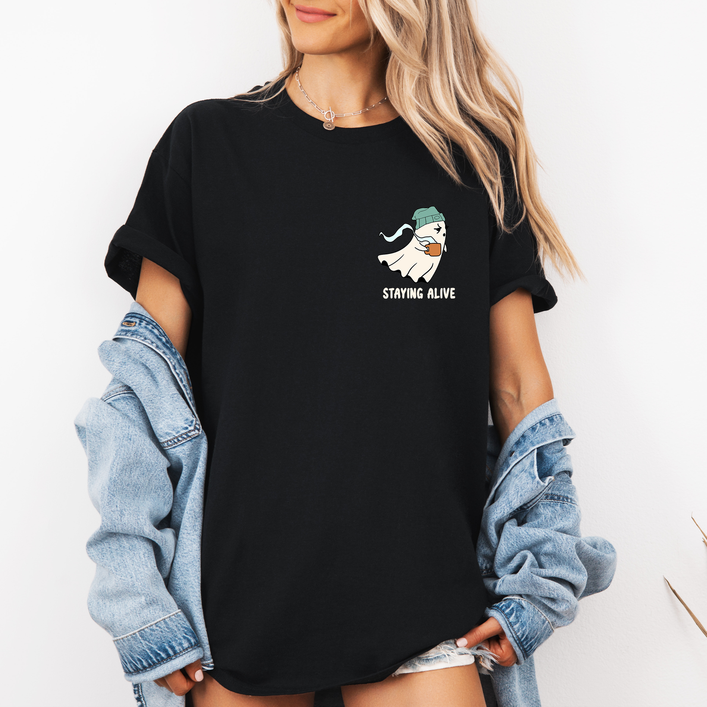 Staying Alive Ghost Tee