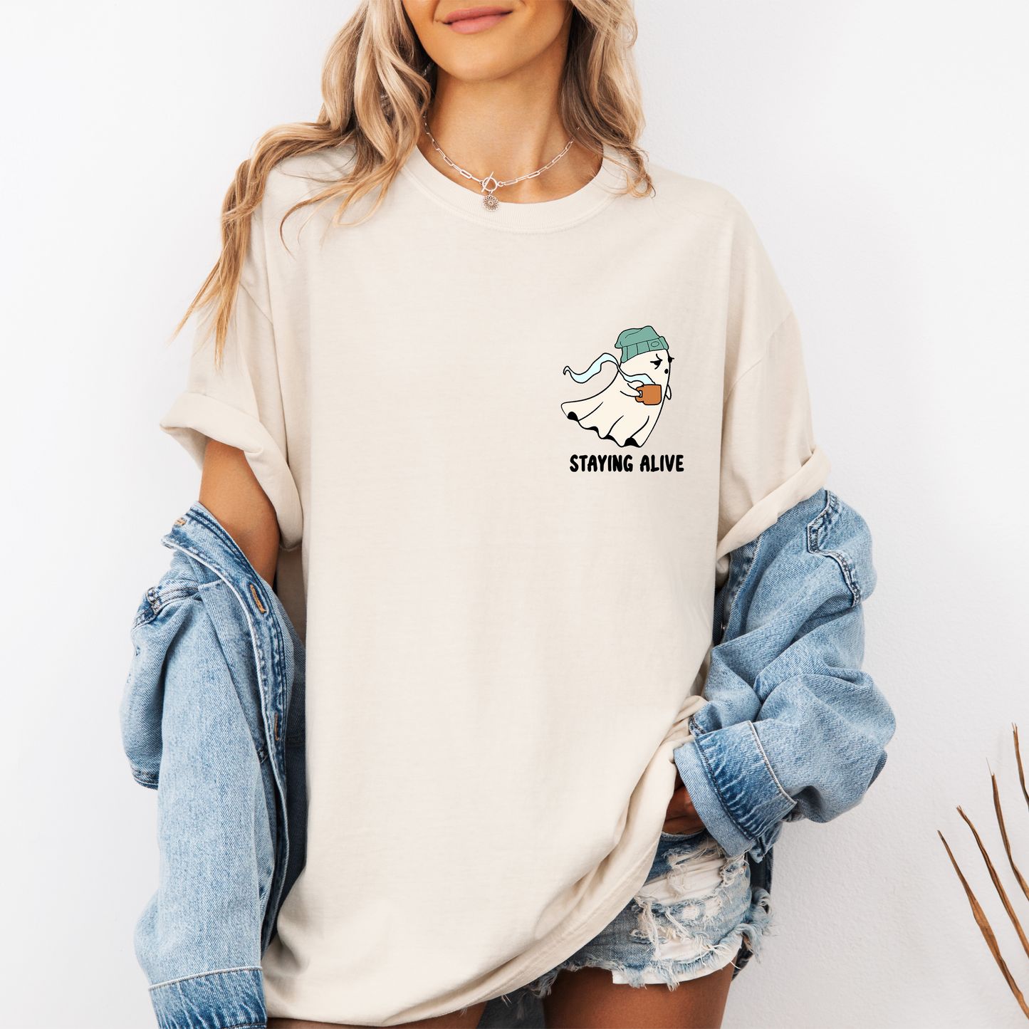 Staying Alive Ghost Tee
