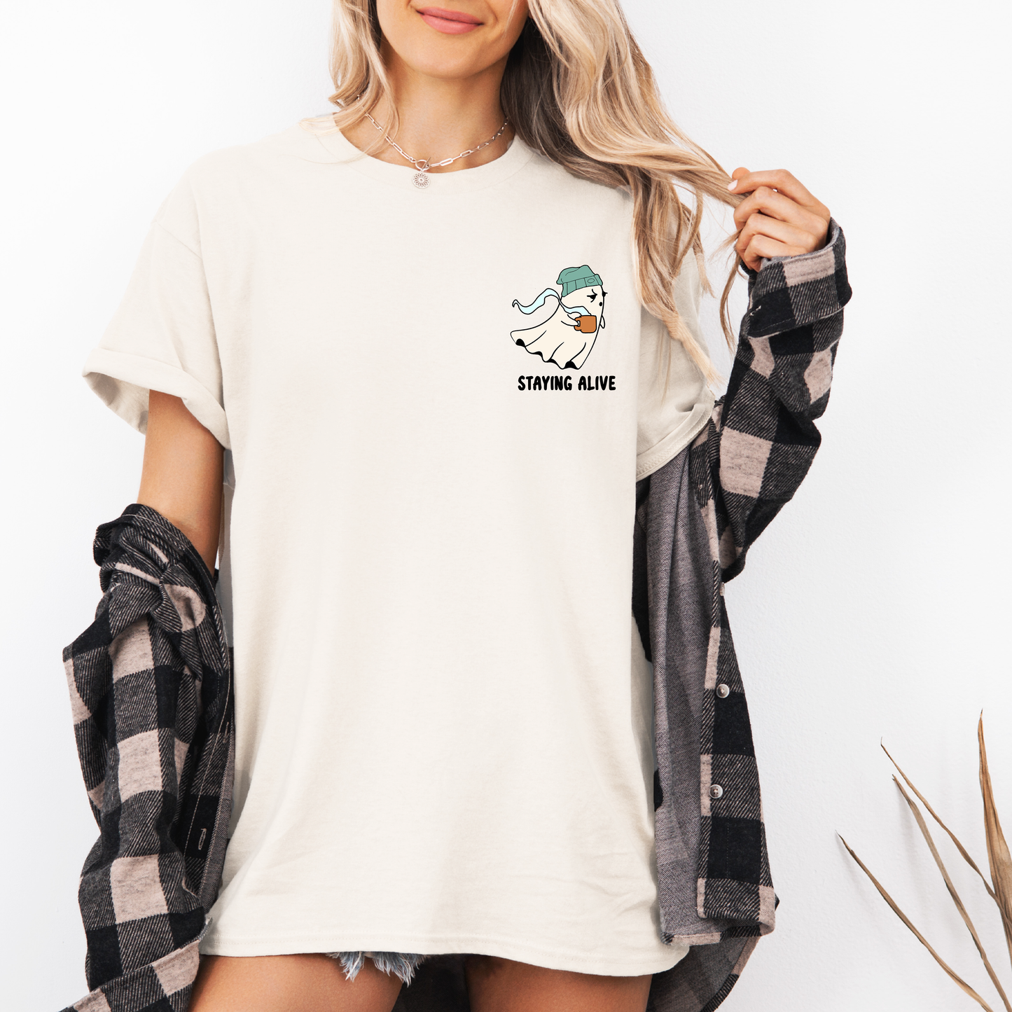 Staying Alive Ghost Tee
