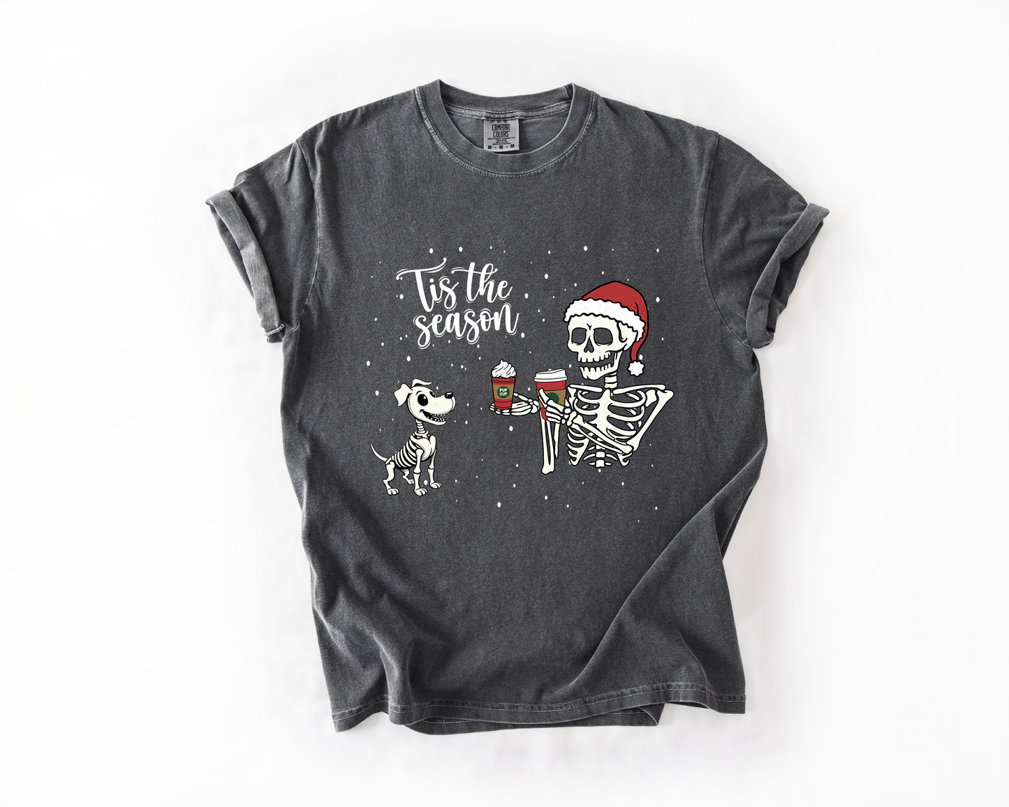 Tis the Season Skelly Tee