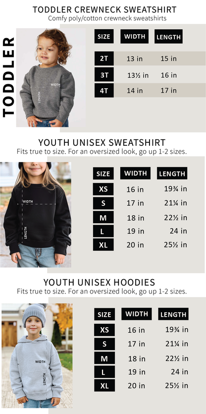 Just a Girl Youth Sweatshirt | Minis