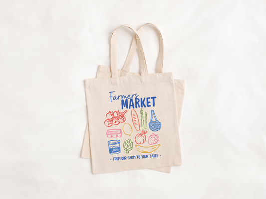 Farmers Market Tote Bag