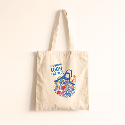 Support Local Farmers Tote Bag