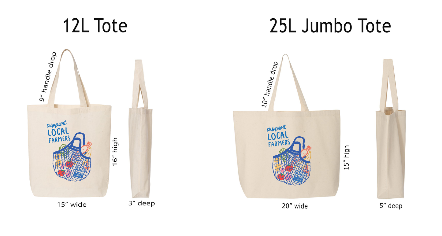 Support Local Farmers Tote Bag