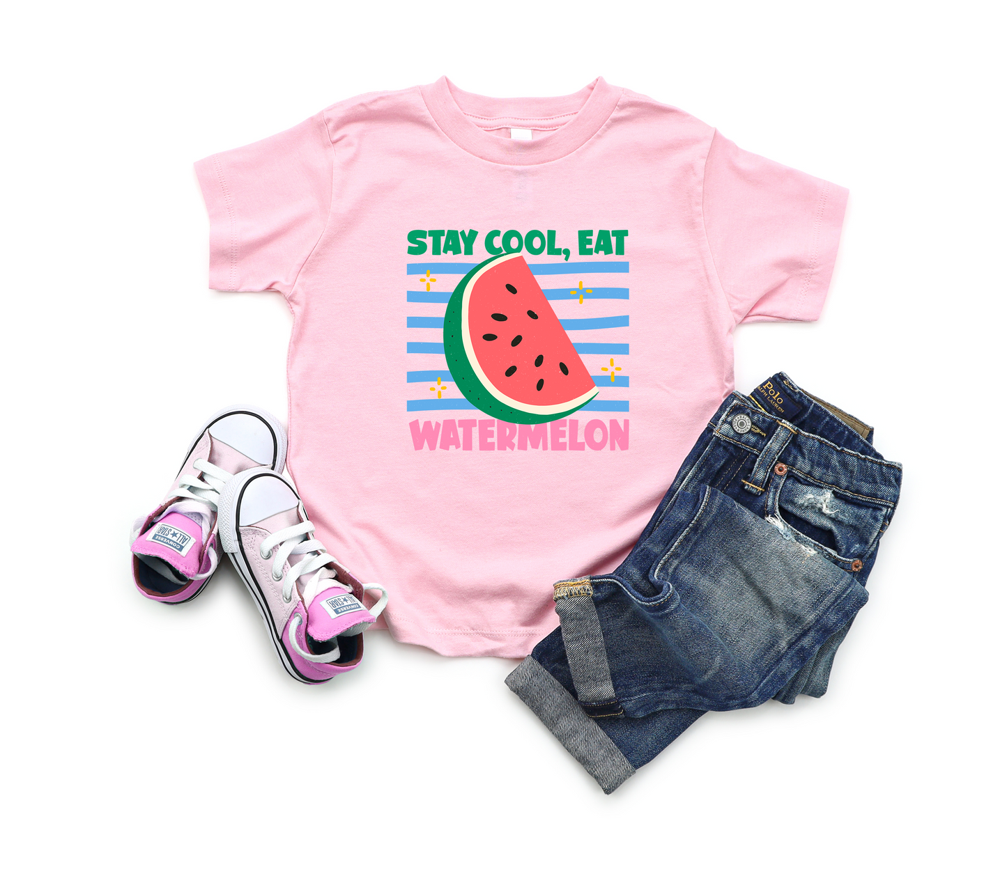 Stay Cool Watermelon Tee | Minis