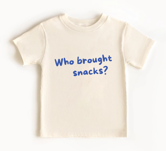 Who Brought Snacks Tee | Minis