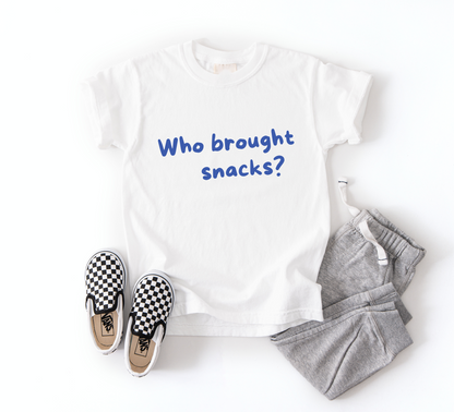 Who Brought Snacks Tee | Minis